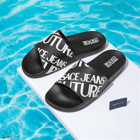 versace jean couture slides|versace jeans couture outlet.